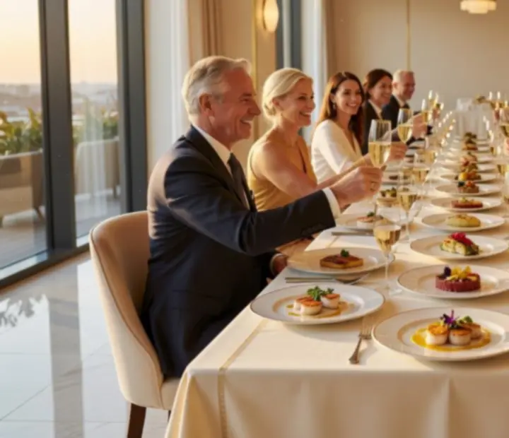 Gurmánske podujatie s degustačným menu a precízne nastaveným servírovaním v GoldenEveniing