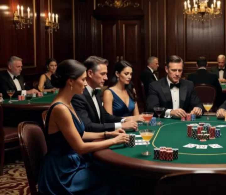 Luxusná atmosféra pokerového turnaja v lounge GoldenEveniing